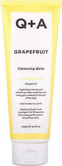 Q+A Natural Skincare Grapefruit Gel Cleansing Face 125ml