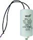 Well Capacitor Permanent 40μF 400V 1pcs MOTCAP-40UF-WR-WL