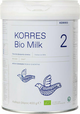 Korres Milchnahrung Bio Milk 2 Glutenfrei für 6m+ 400gr