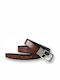 Men's Belt Leather Double Sided Brown / Black
