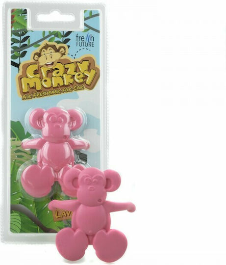 Einparts Lufterfrischer Entlüftung Auto Crazy Monkey Lavendel 1Stück