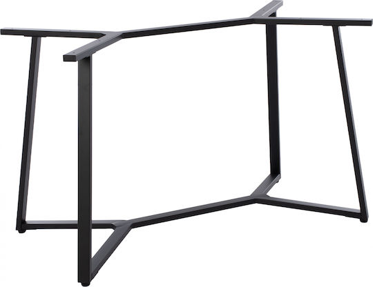 Freebox Stand de masă din Metal Negru 112x60x72cm
