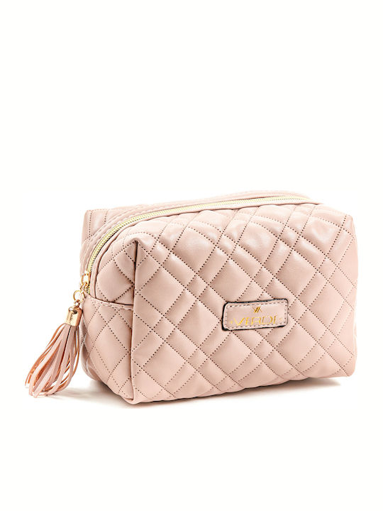 Verde Damen Necessaire in Rosa Farbe 18cm