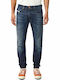 D-Strukt Men's Jeans Pants Elastic with Skinny Fit Navy Blue