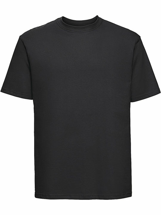 Russell Europe Ανδρικό Διαφημιστικό T-shirt Κοντομάνικο σε Μαύρο Χρώμα Russell Europe Ανδρικό Διαφημιστικό T-shirt Κοντομάνικο σε Μαύρο Χρώμα