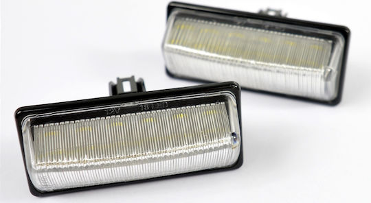 Einparts Kennzeichenbeleuchtungen LED für Nissan Altima 2Stück