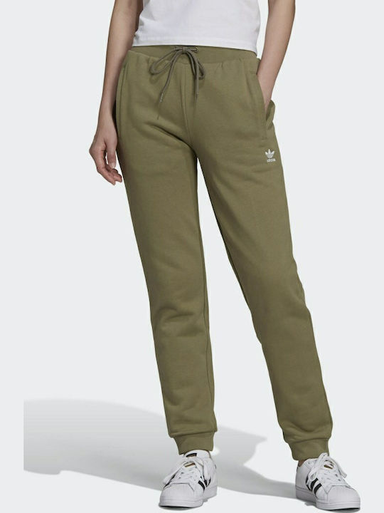Essentials Adicolor Slim Sweatpants Jogger Orbit Green