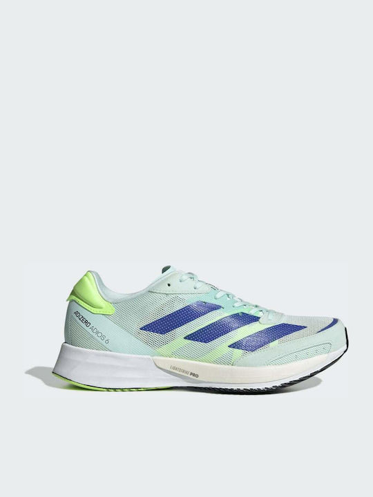 Adidas Adizero Adios 6 Γυναικεία Αθλητικά Παπούτσια Running Halo Mint / Sonic Ink / Signal Green