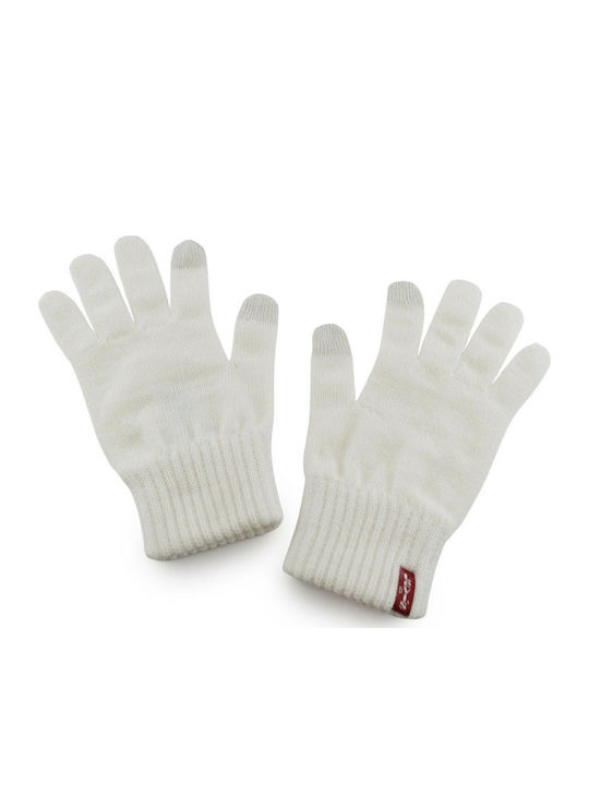 Levi's Λευκά Γυναικεία Μάλλινα Γάντια