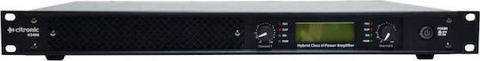 Citronic H2400 Hybride Leistungsverstärker Hi-Fi-Verstärker Stereo 650W/4Ω 450W/8Ω 172.124UK Schwarz
