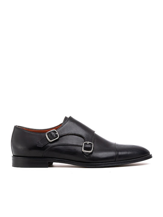 416Ν Handgefertigt Leder Herrenschuhe Schwarz