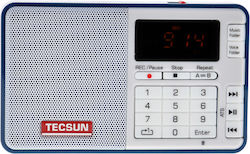 Tecsun Q3 Φορητό Μπαταρίας Ασημί Tecsun Q3 Φορητό Μπαταρίας Ασημί