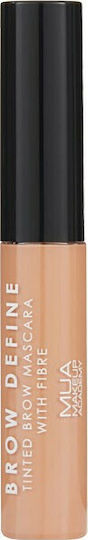 MUA Brow Define Tinted With Fibre Wimperntusche für Augenbrauen Fair