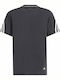 Kinder-T-Shirt Schwarz Future Icons 3-Stripes