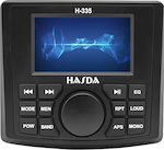 Hasda Boat Sound System 4x45W Waterproof with AUX / Bluetooth / USB Black