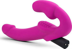 Blush Temptasia Estella Strapless Silicone Dildo with Rechargeable Bullet Trägerlos Strap On mit Dildo mit Vibration in Rosa Farbe