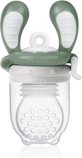 Kidsme Πιπίλα Φαγητού Γκρι Feeder από Σιλικόνη για 4+ μηνών