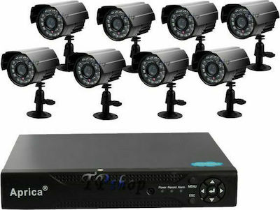 Sistem Integrat CCTV Magazin online de telefoane mobile cu 8 Camere