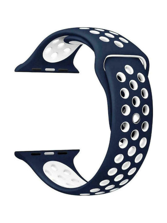 Rockrose Starry Night Strap Silicone with Pin Blue/White (Apple Watch 42/44/45mm) RRBAWSNBL