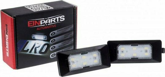 Einparts LED License Plate Lights Toyota Auris 1999-2005 2 Pieces