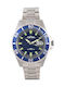 Inora Men's Watch 43mm Battery with Silver Stainless Steel Bracelet