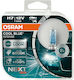 Osram Λάμπες Αυτοκινήτου Cool Blue Intense +100% H7 Αλογόνου 5000K Ψυχρό Λευκό 12V 55W 2τμχ