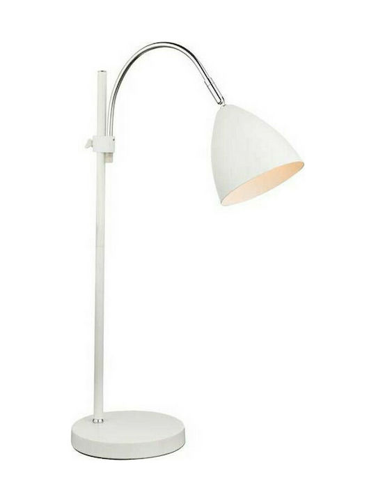 Globo Lighting Office Lamp for Socket E14 in White Color