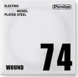 Dunlop Single Nickel Wound String for Electric Guitar .074"