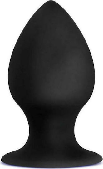Blush Anal Adventures Platinum Silicone Stout Plug Anal Plug Medium Medium Black