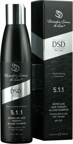 DSD de Luxe 5.1.1 Botox Like Shampoos Reconstruction/Nourishment & Hydration for All Hair Types 200ml