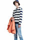 Sweatshirt Navy / White
