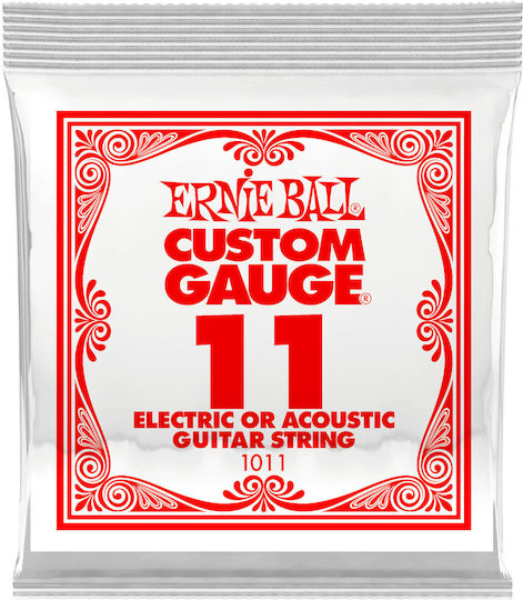 Ernie Ball Corzi Pentru Chitară Electrică Oțel Plain Loop End Simplă 11"