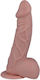 Intense Mr Intense Realistic Cock 25 Glass Dildo with Balls and Suction Cup Flesh 21.8cm