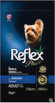 Reflex Plus Adult Mini/Small 8kg Hrană Uscată pentru Câini Adulți de Rase Mici cu Somon