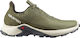 Salomon Alphacross 3 GTX Herren Sportschuhe Trail Running Wasserdicht mit Gore-Tex Membran Lichen Green / Vanilla Ice / Quiet Shade