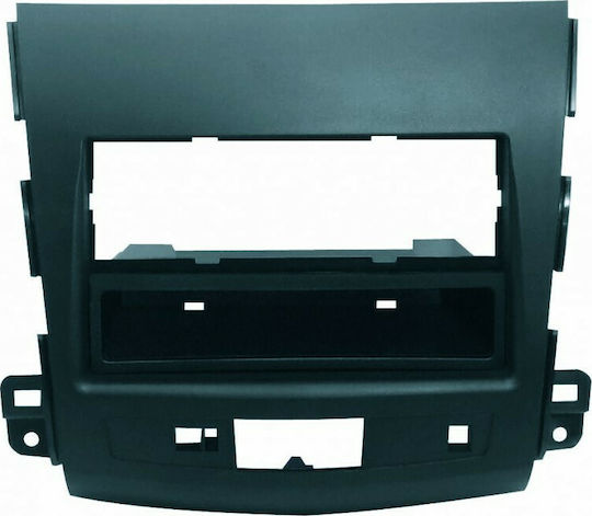 Phonocar Πρόσοψη 2 Din για Citroen C-Crosser - Mitsubishi Outlander - Peugeot 4007 Μαύρο για Mitsubishi Outlander 2006-2012