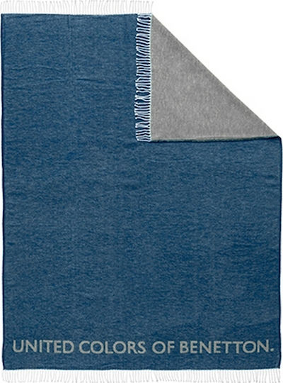 Benetton Κουβέρτα Foam Γκρι 140x190εκ.