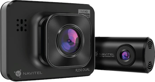 Navitel R250 Σετ Κάμερα DVR Αυτοκινήτου 1080P με Οθόνη 2" Wi-Fi, GPS & Κάμερα Οπισθοπορείας