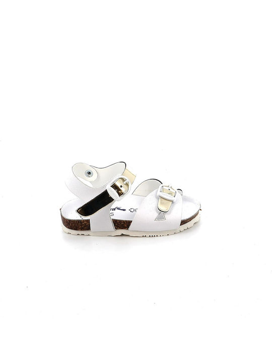 Sandale pentru copii pentru fetiță BioNatura Color White CHIARA__2