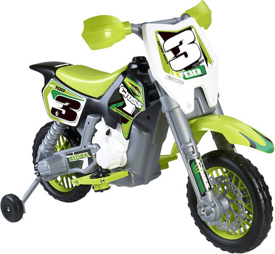 Παιδική Μηχανή Rider Cross Ηλεκτροκίνητη 6 Volt Πράσινη