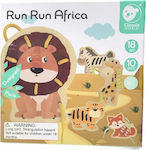 Classic World Lacing Toy Run Run Africa made of Wood for 18++ Months