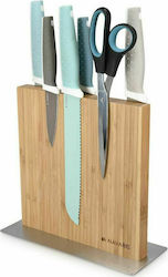 Navaris Magnetic Knives Stand Wooden