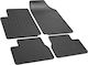 Rigum Set of Front and Rear Mats 4pcs for Citroen C2 2003-2010 Black