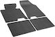 Rigum Set of Front and Rear Mats 4pcs for Hyundai i40 2011+ Black