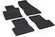 Rigum Set of Front and Rear Mats 4pcs for Jeep Renegade 2014+ Black