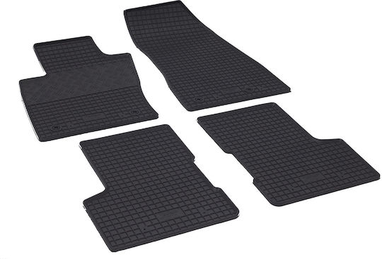 Rigum Set of Front and Rear Mats 4pcs for Jeep Renegade 2014+ Black