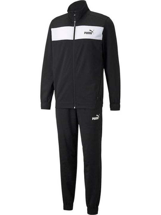 PUMA Poly Tracksuit Glossy with Elastic Black