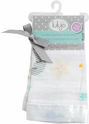 Lulujo Baby-Windeln Luxuriöses Nanni Weiß