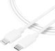 Tactical 017 USB-C към Lightning кабел Бял 1м (57983104161)