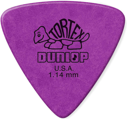 Dunlop Pick Guitar Tortex Triangle Pick Thickness 1.14mm Packaging 1pcs